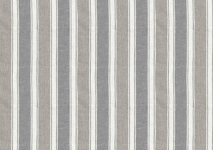 Port Laurent Stripe, Stonewash Grey - Roman Blind - Image 7